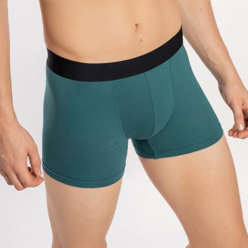 Black Cotton Blend Brief