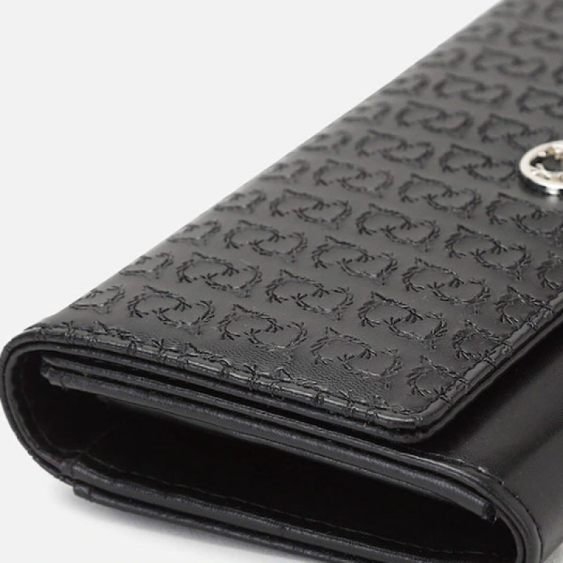 Women Textured PU Envelope Wallet